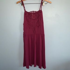 Magenta sun dress